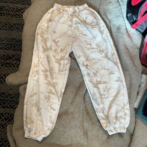Kids Comfrt Beige Camouflage Joggers